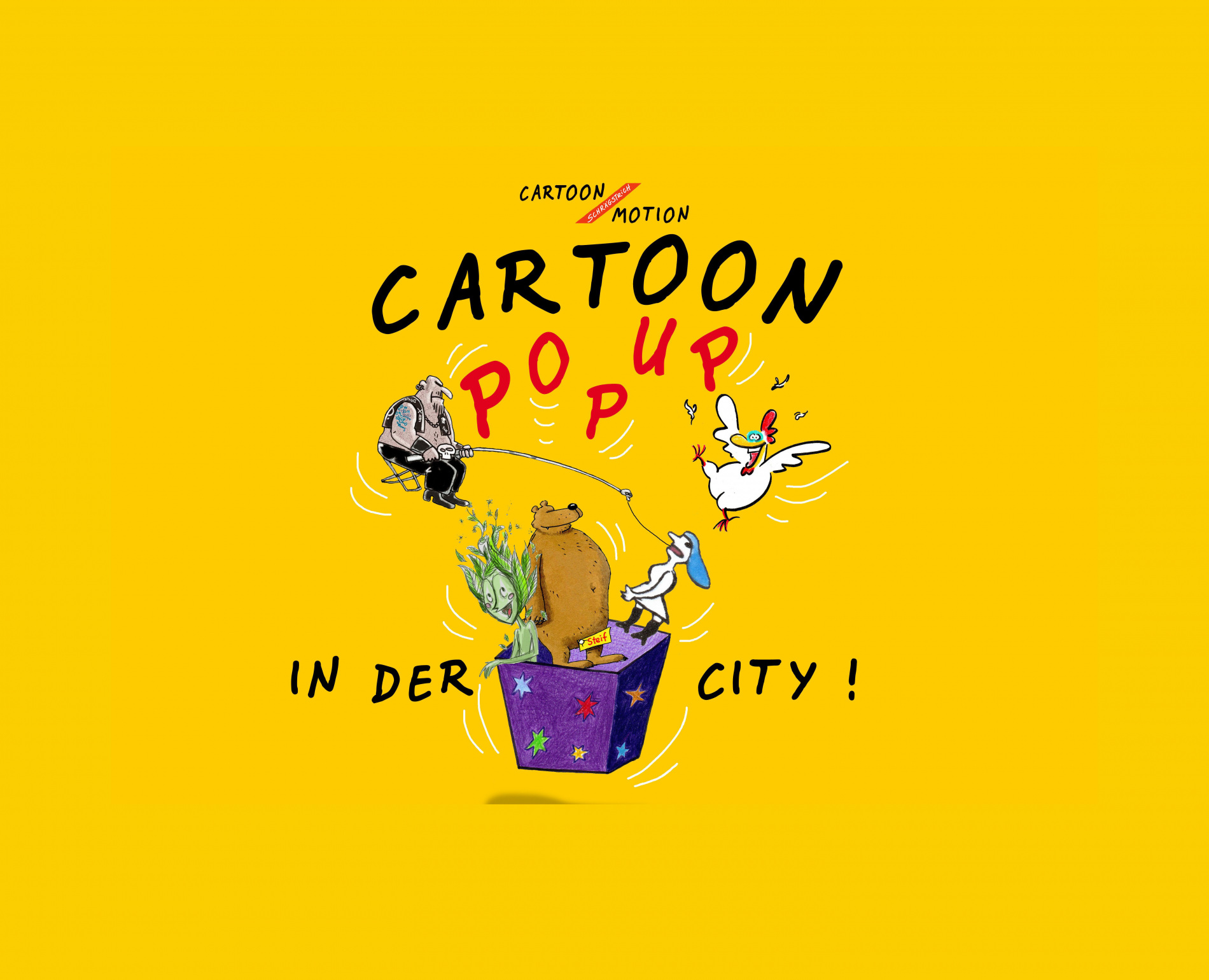 Cartoon-Pop-Up-Store widmet sich den Themen der Zeit