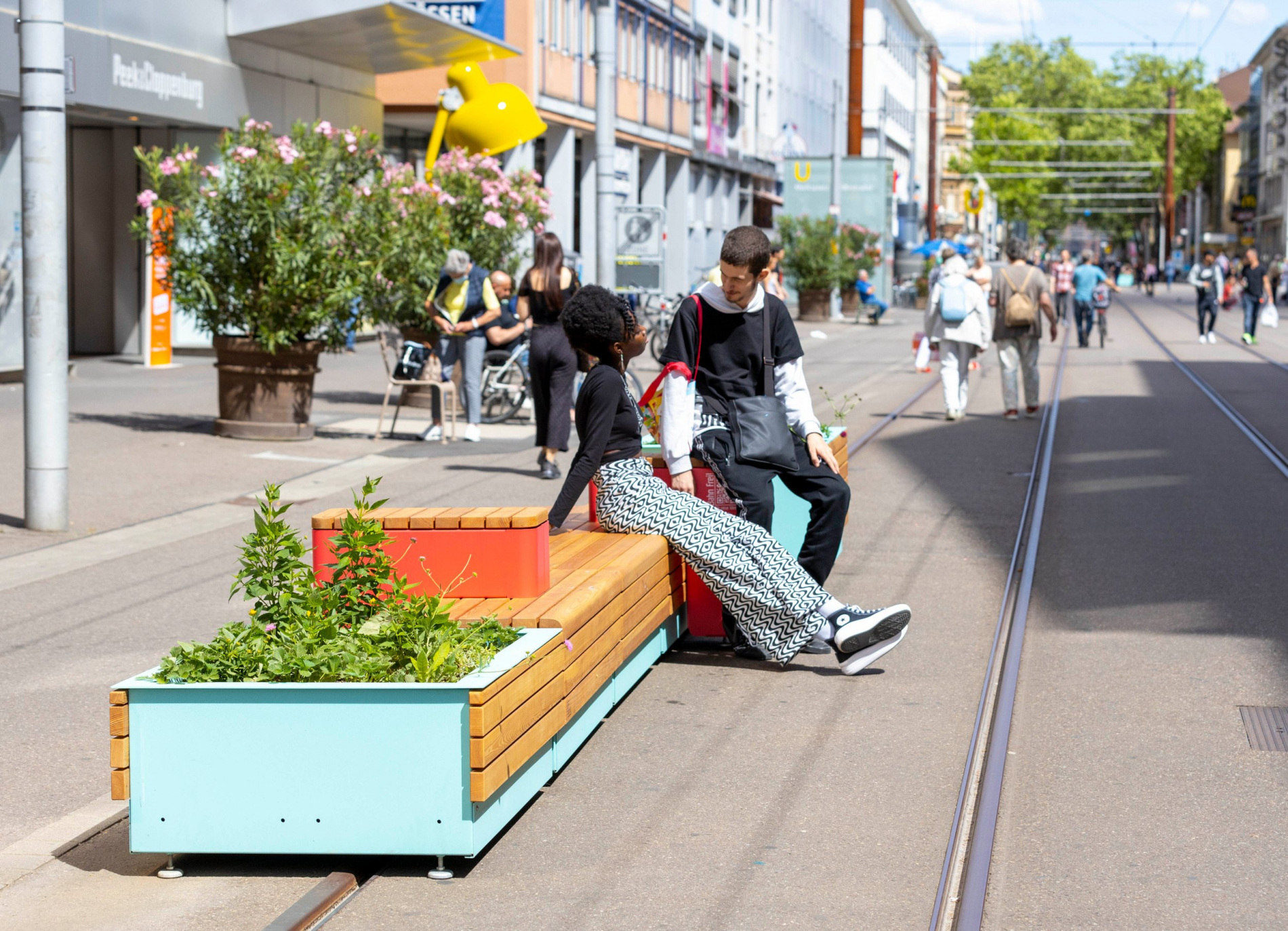 Kaiserstraße wird im Rahmen von "Bahn frei!" zur Sommerbühne
