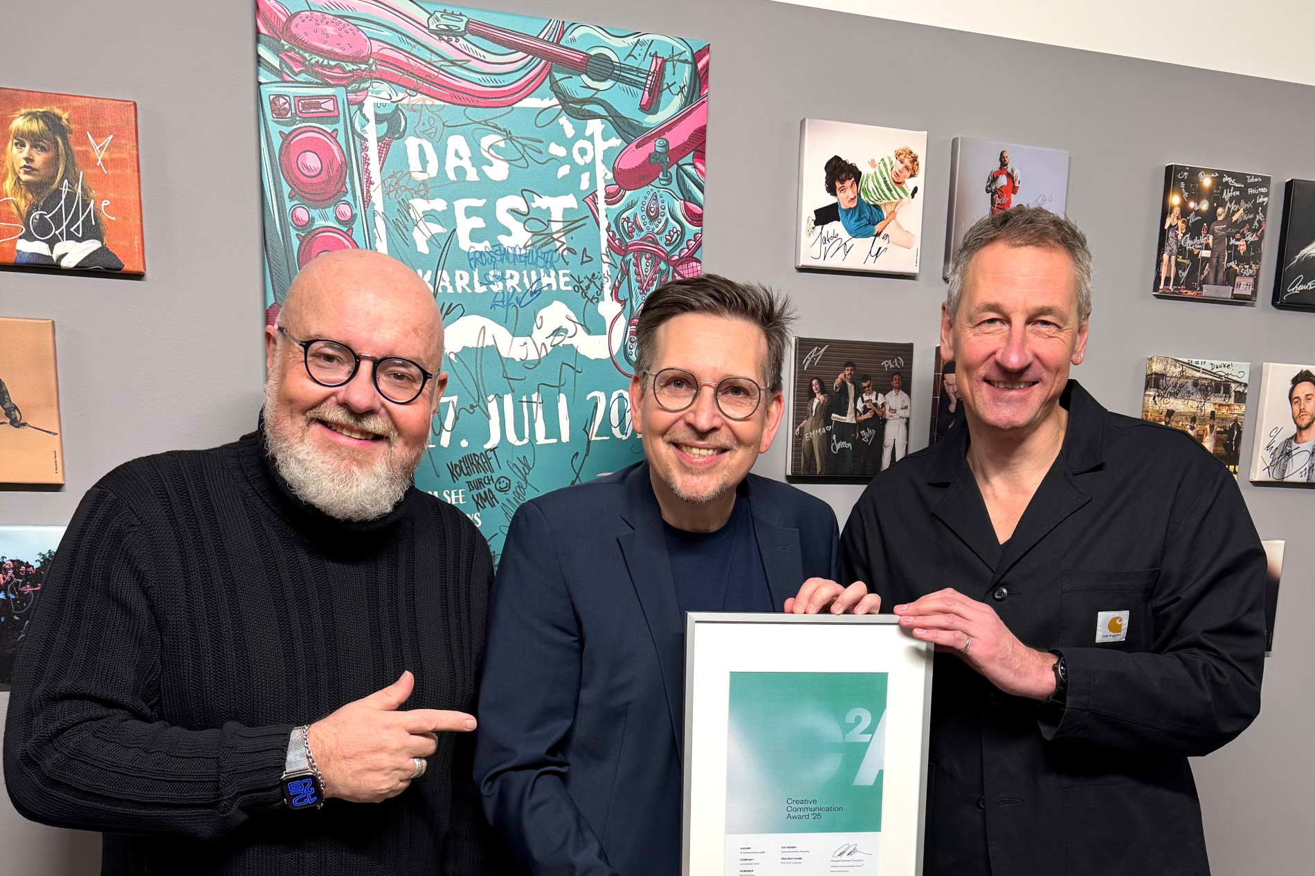 KME gemeinsam mit der Agentur raumkontakt mit dem renommierten C2A Creative Communication Award 2025 ausgezeichnet